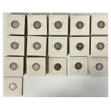 64 90% Silver Barber Dimes.