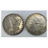 90% Silver 1880-S & 1885 Morgan Dollars.