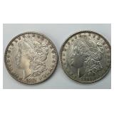 90% Silver 1885 & 1921-D Morgan Dollars.