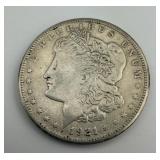 90% Silver 1921-S Morgan Dollar.