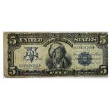 United States 1899 $5 Silver Certificate Note