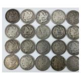 20 90% 1879-1921 Silver Morgan Dollars.