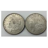 90% Silver 1879 & 1921 Morgan Dollars.