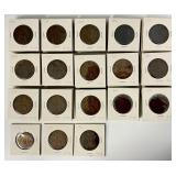 78 British Large Pennies & Half Pennies.