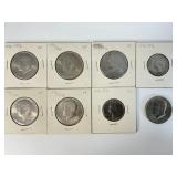 8 1776 Kennedy Half Dollars & Washington Quarters.