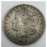 90% Silver 1878-CC Morgan Dollar.