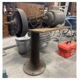 Industrial 10in Grindstone & WireWheel.