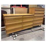 Mid Century Modern Maple Dresser & Vanity.