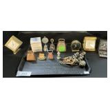 Westclox & Seth Thomas Clocks, Toleware Bells.