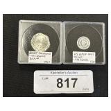 .999 Silver Navy & Prospector Silver Rounds.