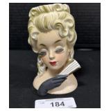 Inarco Japan Lady Head Vase.