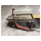 Vtg Steel Scooter & Wagon.