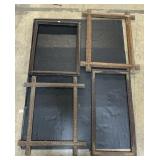 4 Tramp Art Frames.