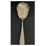 Stieff Rose Sterling Silver Berry Spoon.