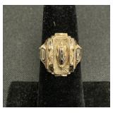 10 KT Gold Class Ring,