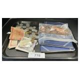 Foreign Currency, Pennies, Collectors Books.