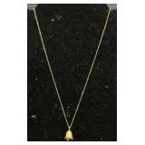 10 KT Gold Necklace & Pendant.