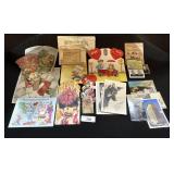 Vintage Valentines, Holiday Cards, Postcards.