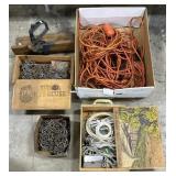 Extension Cord, Tire Chains, Miter Saw Box.