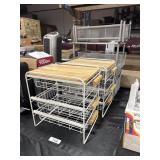 (3) Wire Drawer Organizers.