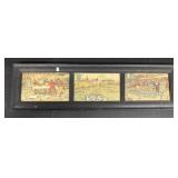 Framed Hunting Scene Prints.