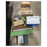 Saws, Trouble Lights, Heat Gun, Animal Trap.