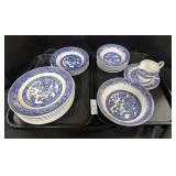 Homer Laughlin Blue & White Dinnerware.