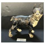 Cast Iron Boston Terrier Door Stop.