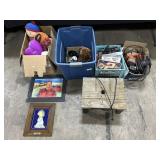 Power Tools, Router, Saw, Drills, Plush Toys.