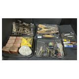 Pep Boys Tins, Clamps, NOS Brushes, Planes, Files.