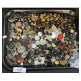 Large Lot Of Vintage Buttons.