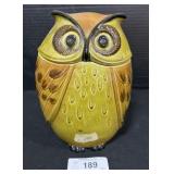 Metlox Poppy Trail Owl Cookie Jar.