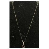 14 KT Italian Gold Necklace W/Pendant.