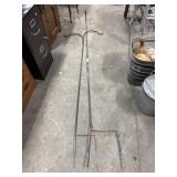 (2) Wrought Iron Plant Hangers.