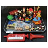 Lot Of McDonalds Toys, NOS HotWheels, Figurines.