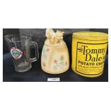 Phillies Pitcher, Chip Tin, Bee Hive Cookie Jar.
