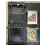 Tramp Art Frames, Lithograph, Digital Print.