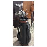 Titleist & Wilson Golf Clubs, Spaulding Bag.