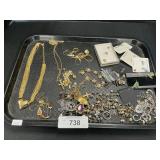 High End Costume Necklaces, Earrings.