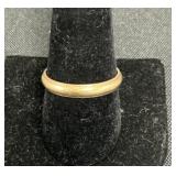14 KT Gold Wedding Band.