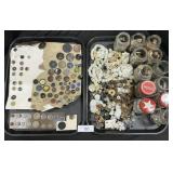 Lot Of Vintage Buttons.