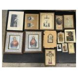 Framed Religious Prints.