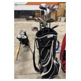 TaylorMade Irons, Golf Clubs & Cart Bag.