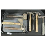 7 Hammers, Hatchet, Shingles Hammer, Stanley.