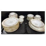Haviland Limoges Porcelain Dinnerware Set.