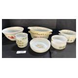 Pyrex, Fire King Bowls.