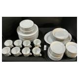 American Limoges Porcelain Dinner Set.