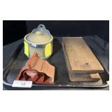 Antique Stoneware Salt Jar.