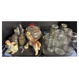 Mason Jars, Planters Ceramic Bowl.