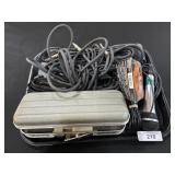 2 Microphones, Speaker Instrument Cables.